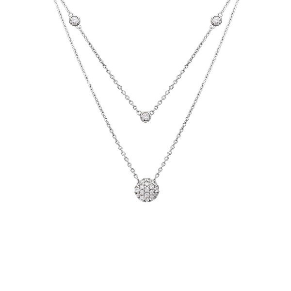 Náhrdelník se syntetickými kameny 176-404-965900-0000