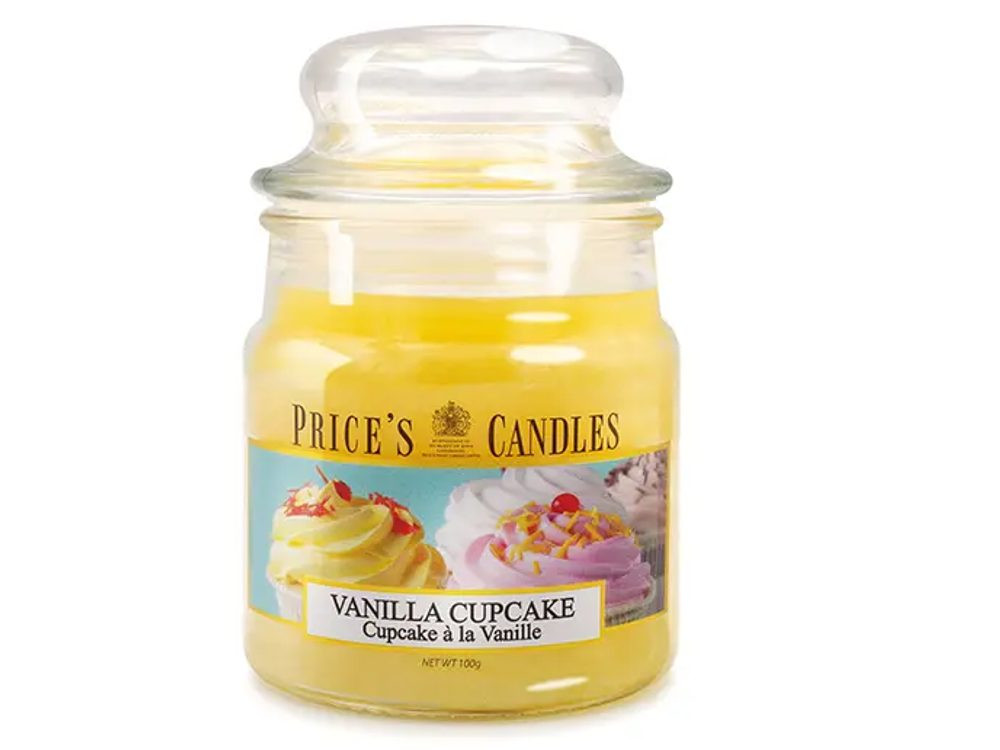 Price’s PRICE'S MINI svíčka ve skle Vanilkový cupcake - hoření 30h