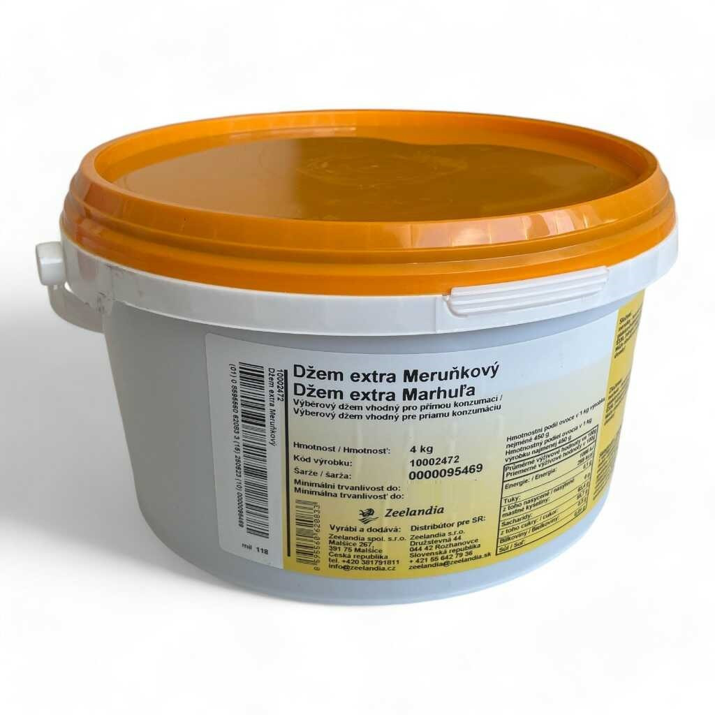 Zeelandia Meruňkový džem Hmotnost: 4 kg