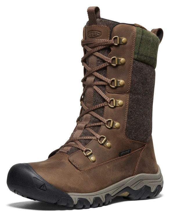 Keen GRETA TALL BOOT WP WOMEN dark earth/green plaid Velikost: 40,5 195208221330