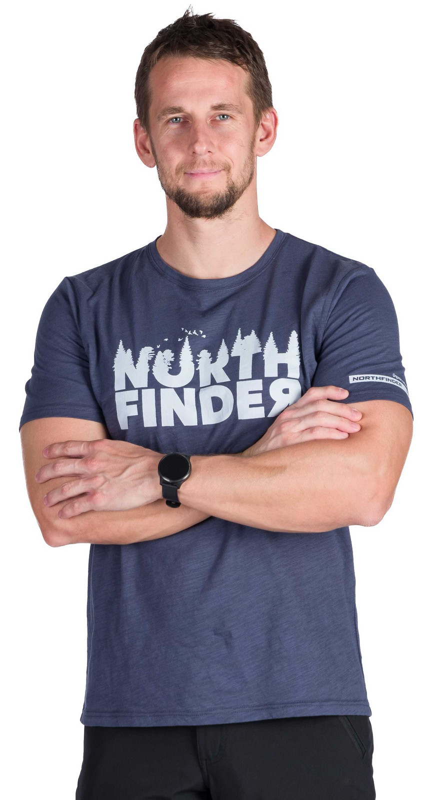 Northfinder JOSEF pánské triko bluenights TR-5003OR-464 Velikost: M 8584153609010