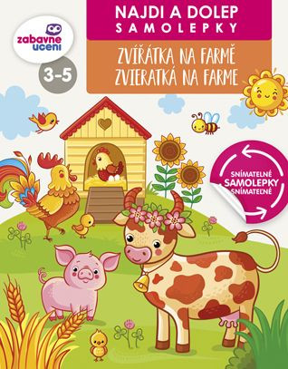 Najdi a dolep - Zvířátka na farmě