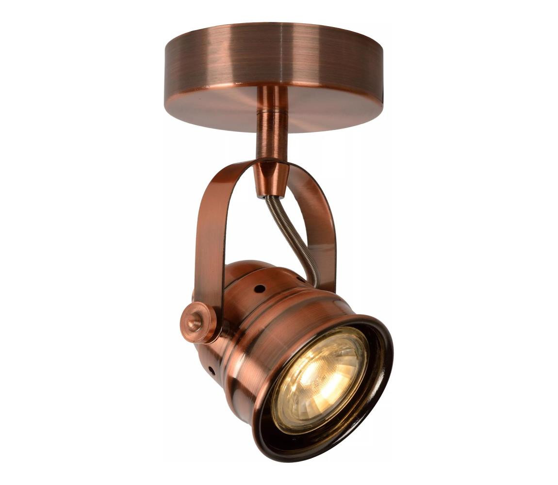 Lucide Lucide 77974/05/17 - LED Bodové svítidlo CIGAL 1xGU10/5W/230V měděná