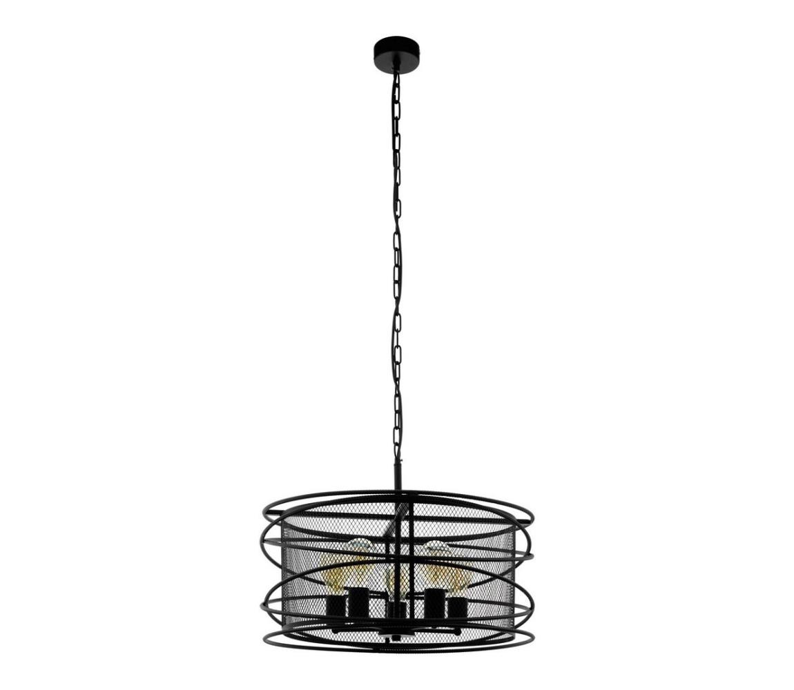 Eglo Eglo 43093 - Lustr na řetězu BLACKWATER 5xE27/60W/230V