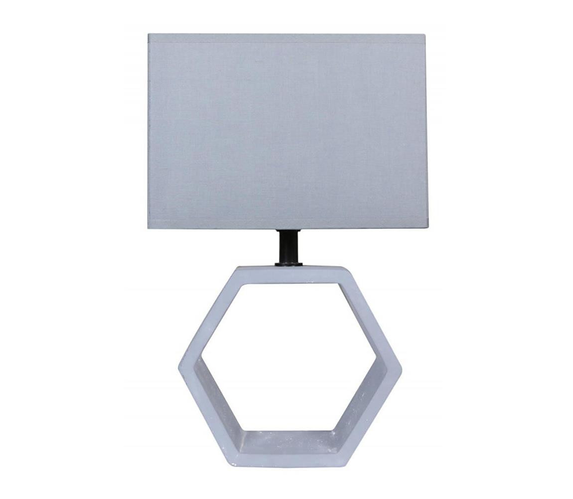Stolní lampa VIDAL 1xE27/40W/230V šedá