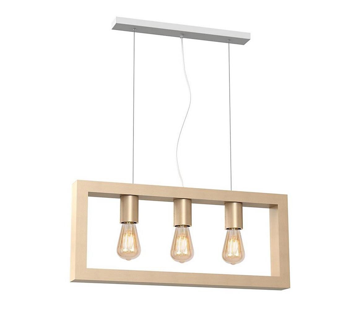 Lustr na lanku MACK 3xE27/60W/230V