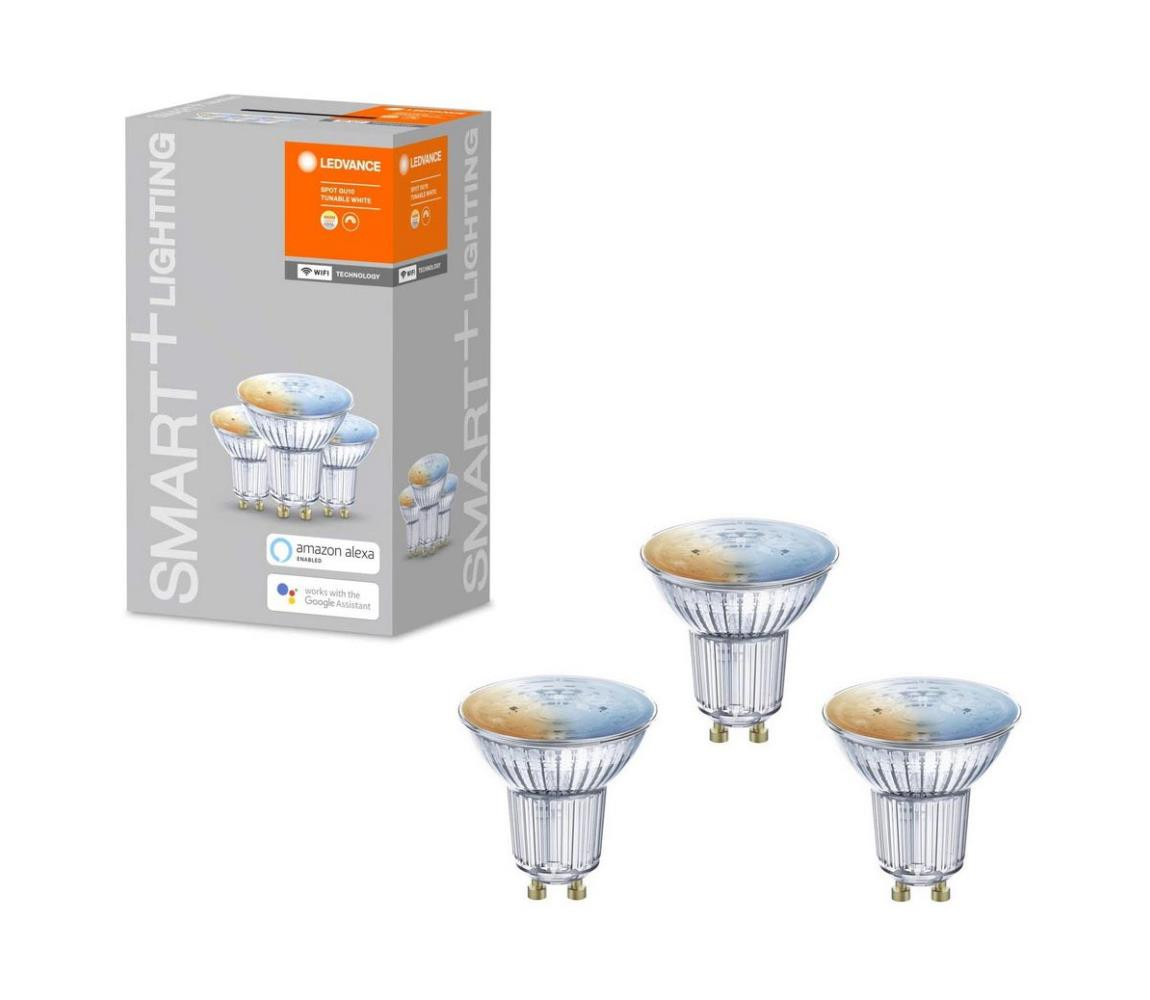 Ledvance SADA 3x LED Stmívatelná žárovka SMART+ GU10/5W/230V 2700K-6500K - Ledvance