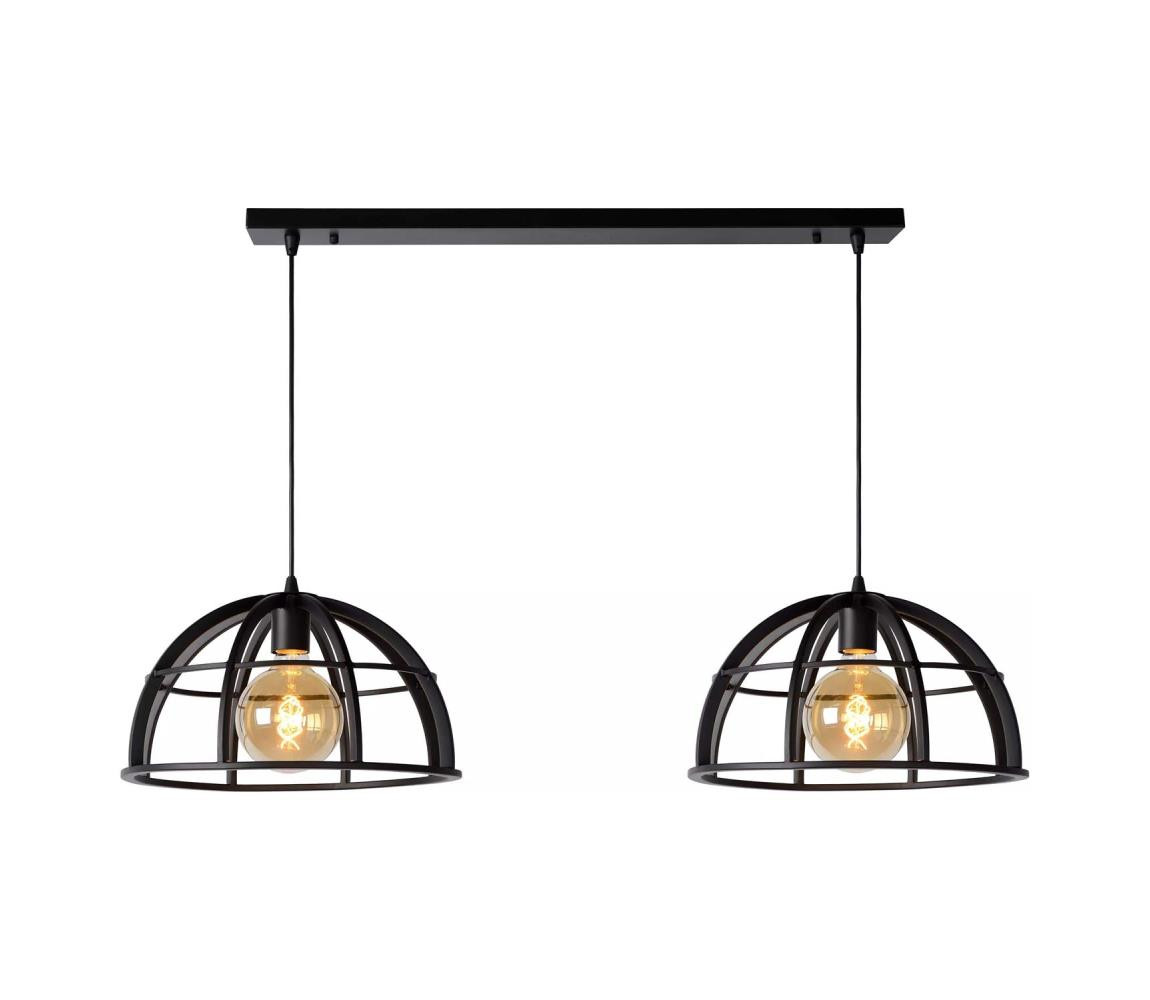 Lucide Lucide 76464/02/30 - Lustr na lanku DIKRA 2xE27/60W/230V