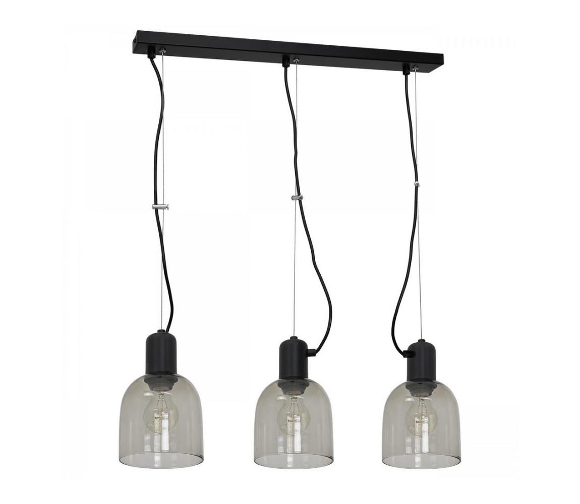 Lustr na lanku BANCO 3xE27/60W/230V