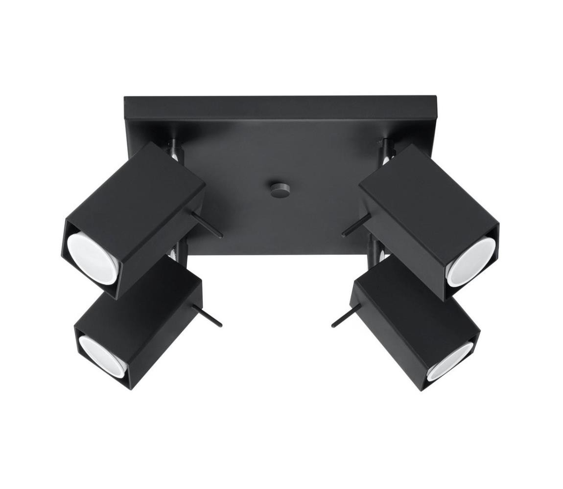 SL.0102 - Bodové svítidlo MERIDA 4 4xGU10/40W/230V černá