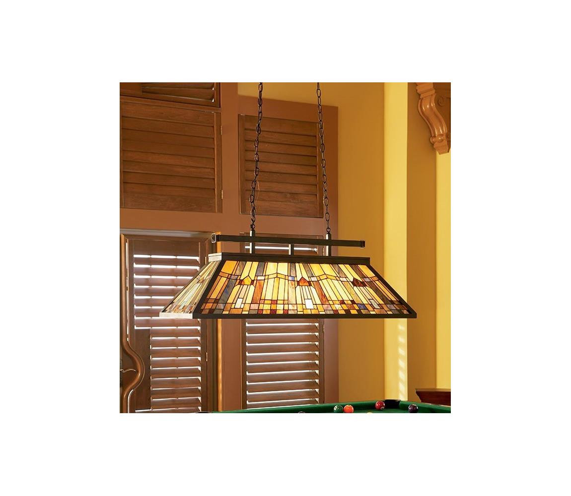 Elstead Elstead QZ-INGLENOOK-ISLE - Lustr na řetězu INGLENOOK 3xE27/100W/230V