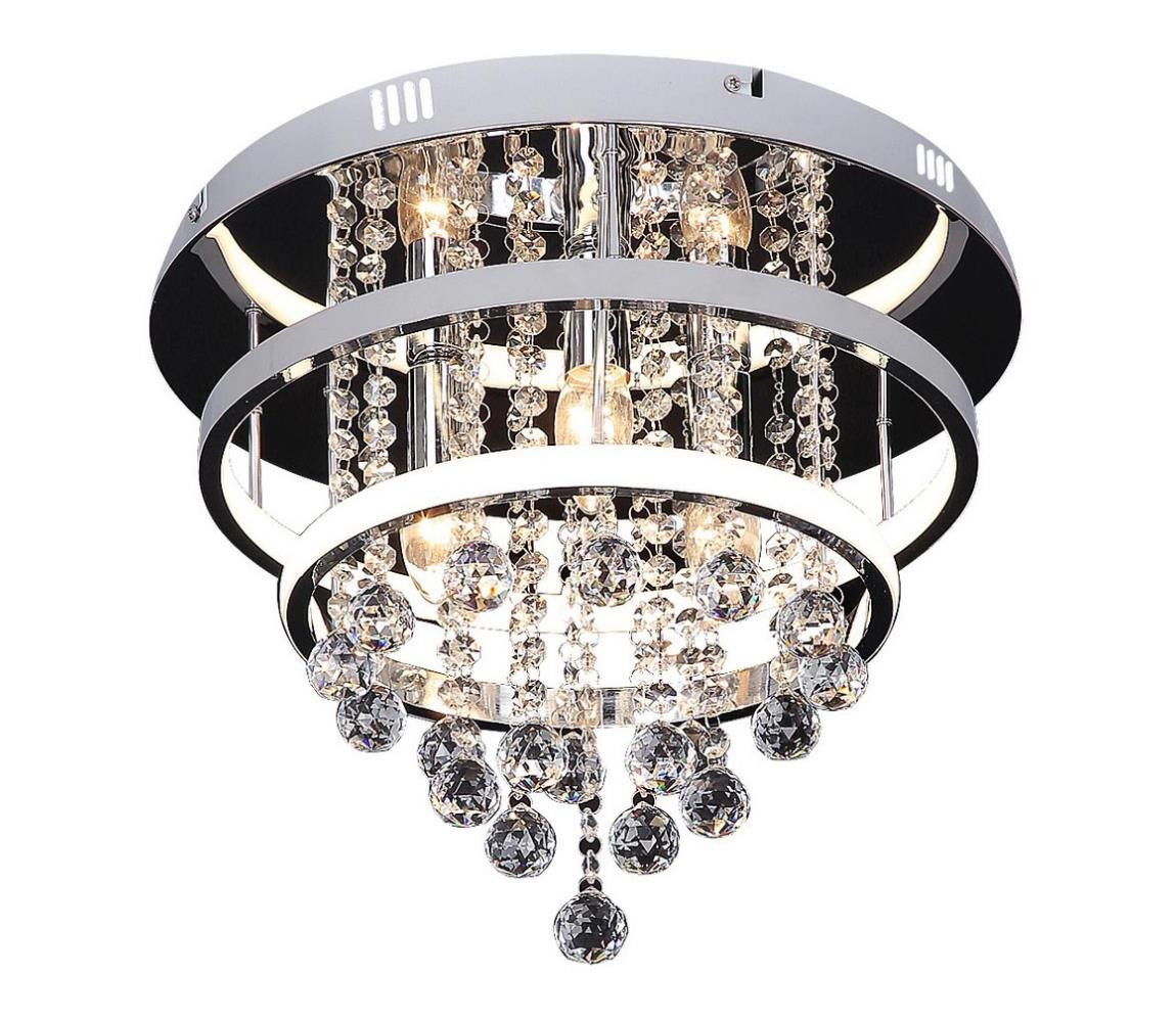 Rabalux Rabalux 2237 - Křišťálový přisazený lustr PALLAS LED/32W/230V + 3xE14/40W