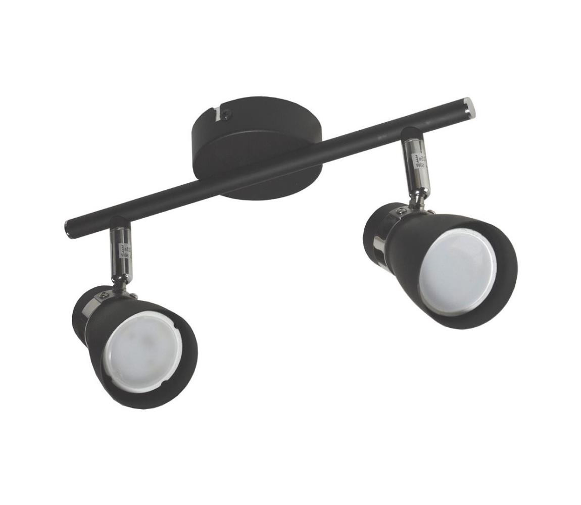 Bodové svítidlo DEZ 2xGU10/30W/230V černá