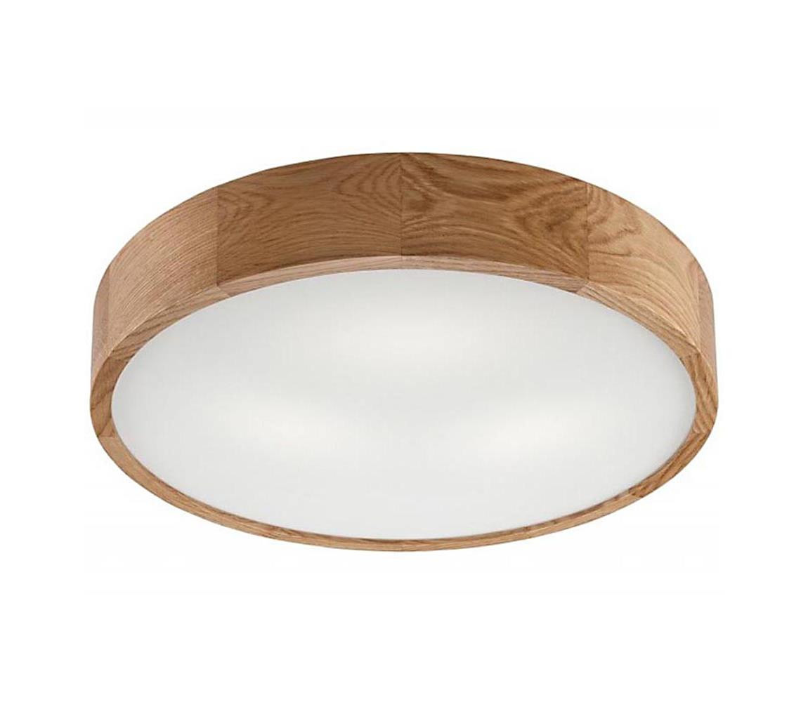Stropní svítidlo OAK 3xE27/60W/230V dub ø 47,5 cm - FSC certifikováno