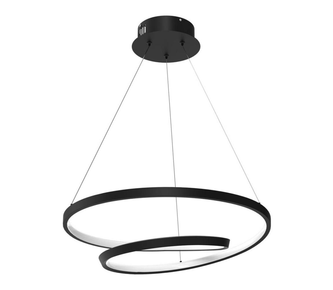 LED Lustr na lanku LUCERO LED/48W/230V černá