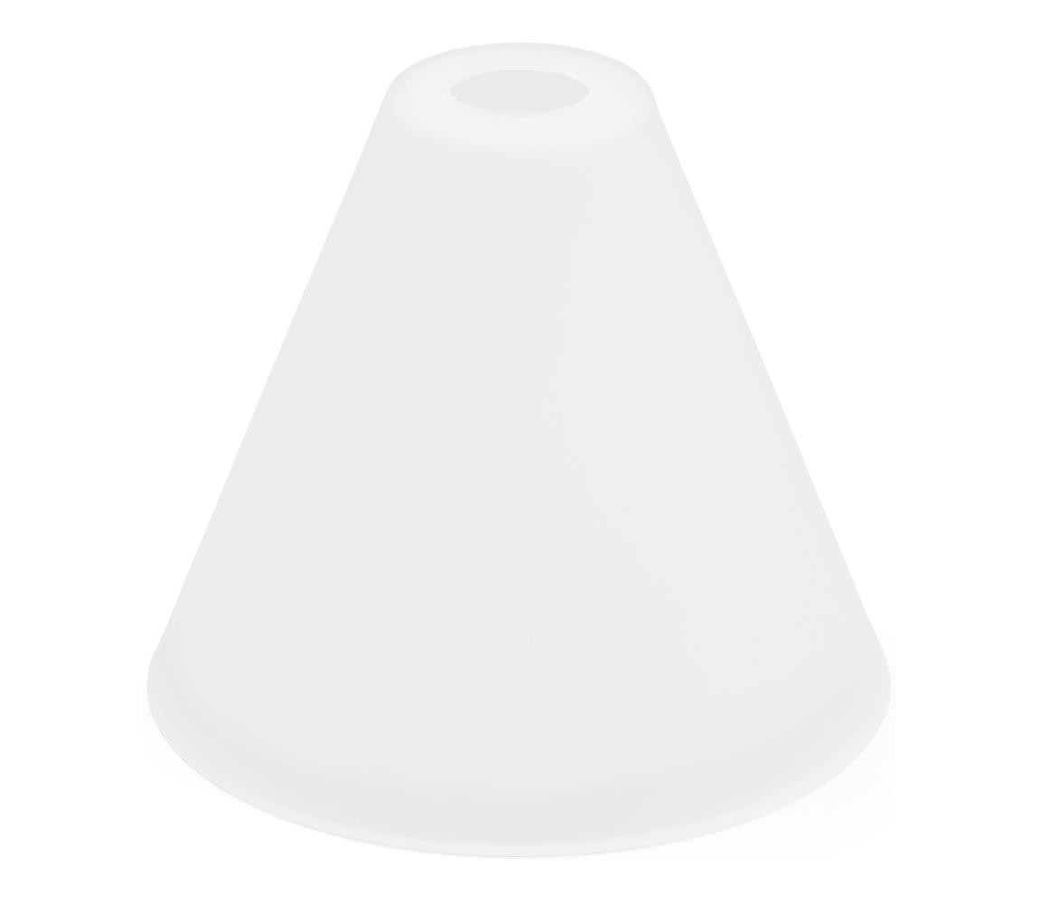 Náhradní sklo k lustru E27 pr. 23 cm bílá