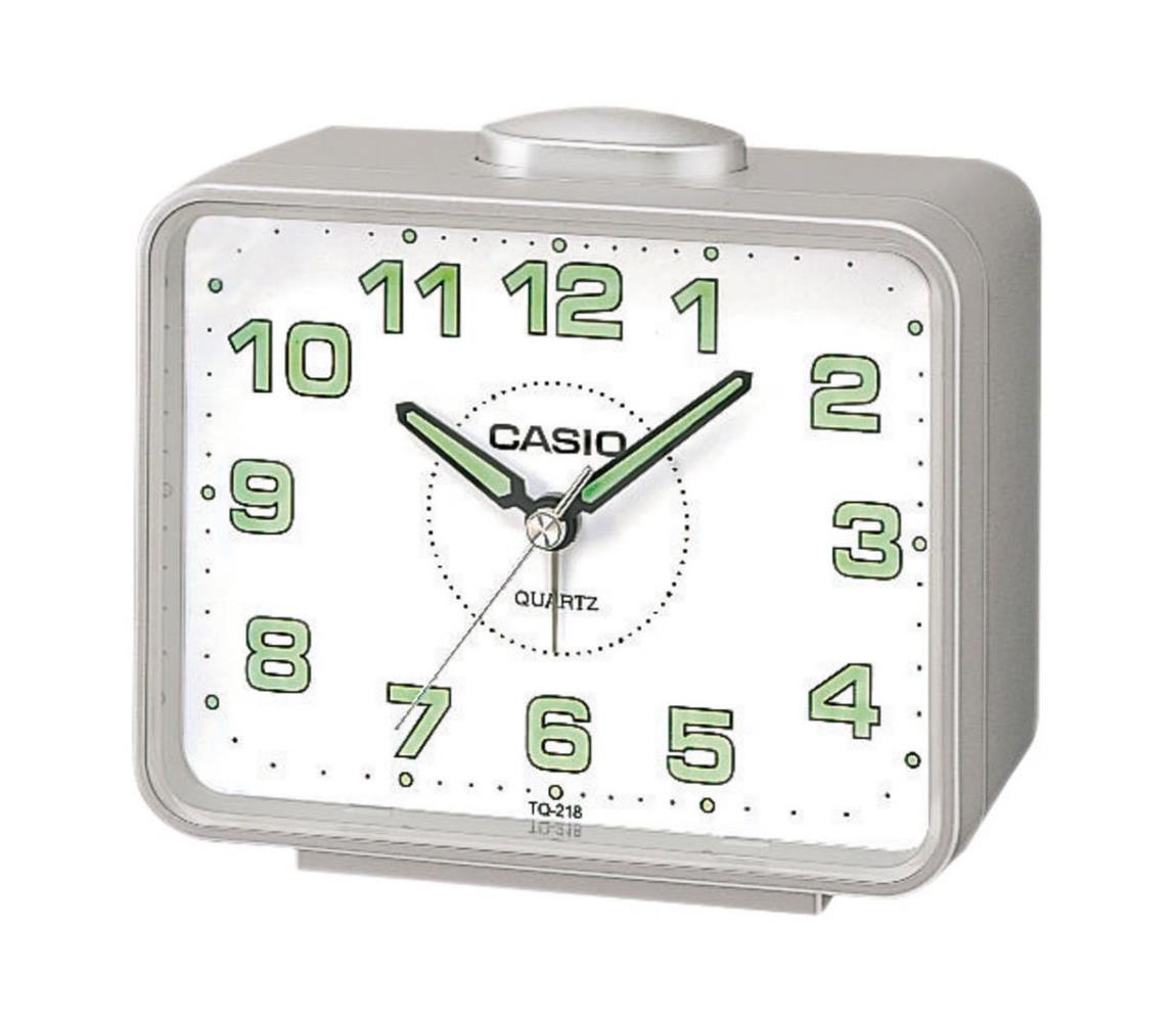 Casio Casio - Budík 1xLR14 stříbrná