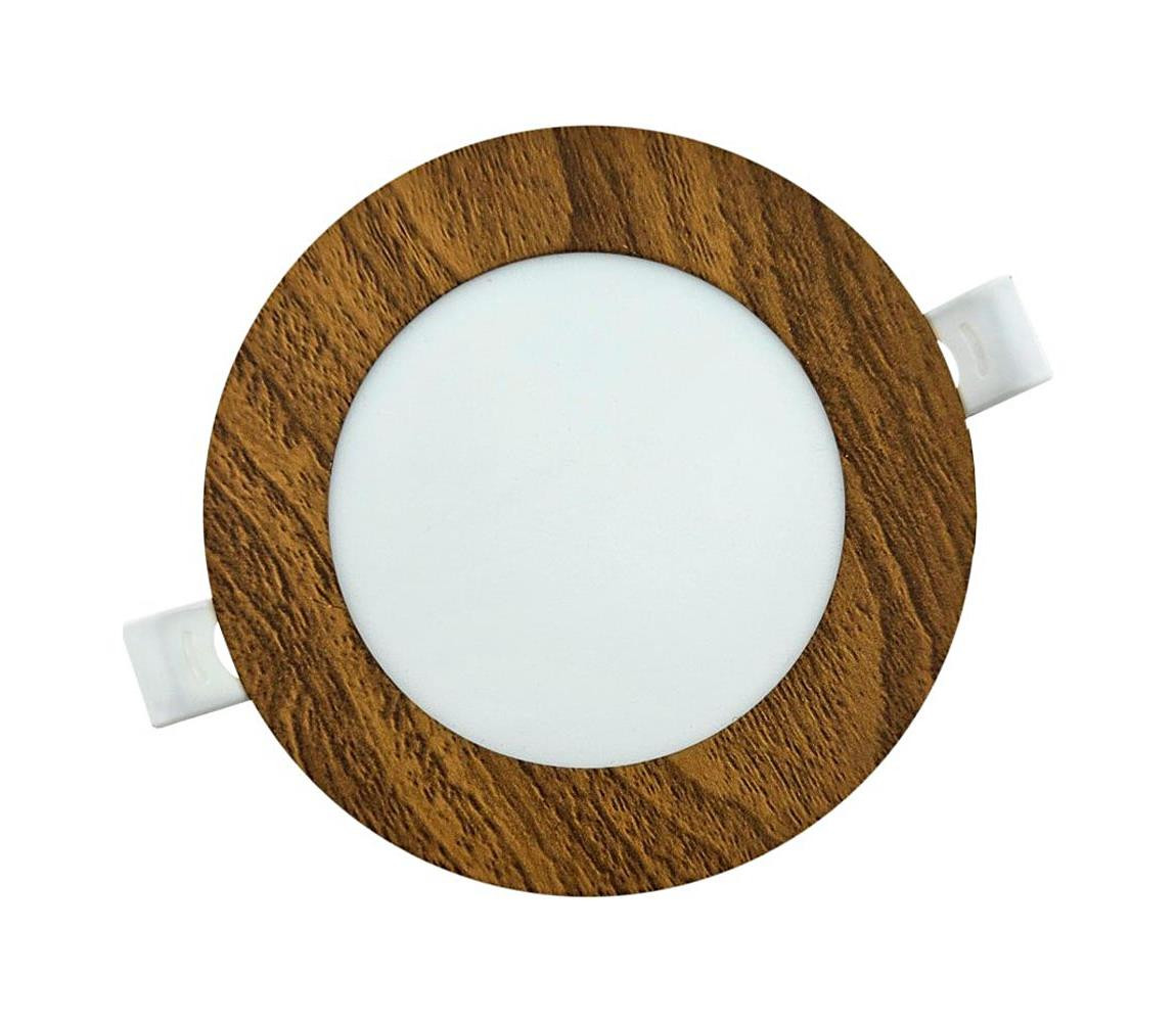 LED Podhledové svítidlo CIRCLE LED/6W/230V 4200K pr. 11,8 cm hnědá