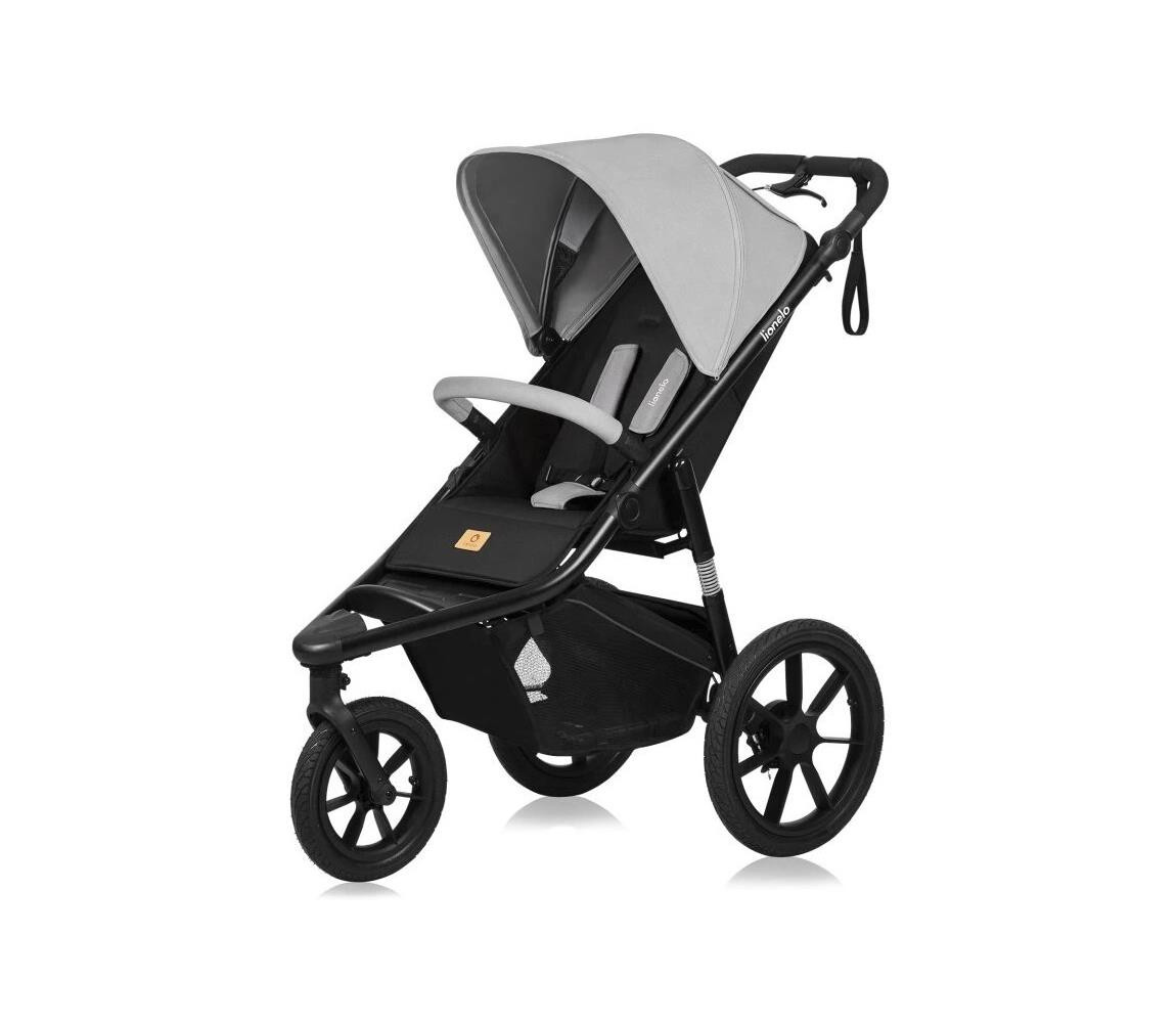 Lionelo Lionelo - Sportovní kočárek AZURA černá/šedá