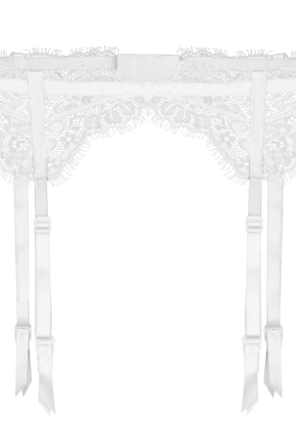 Dámský podvazkový pás Fuchsia white