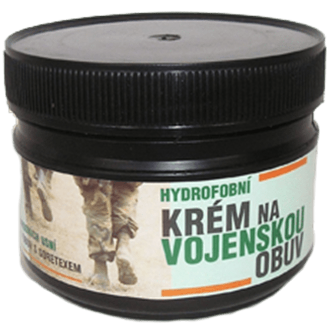 Krém na vojenskou obuv hydrofobní bezbarvý