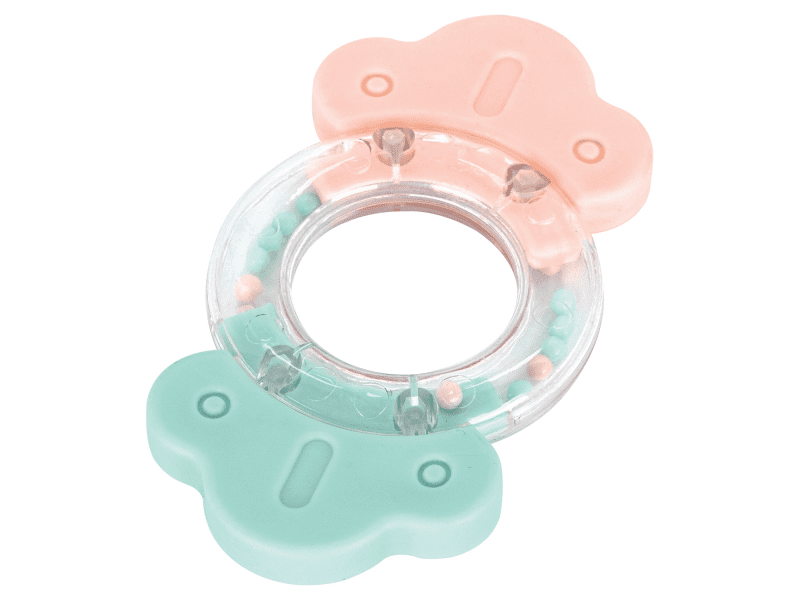 KikkaBoo Chrastítko & kousátko Bonbon Pink - VÝPRODEJ DVOREČEK