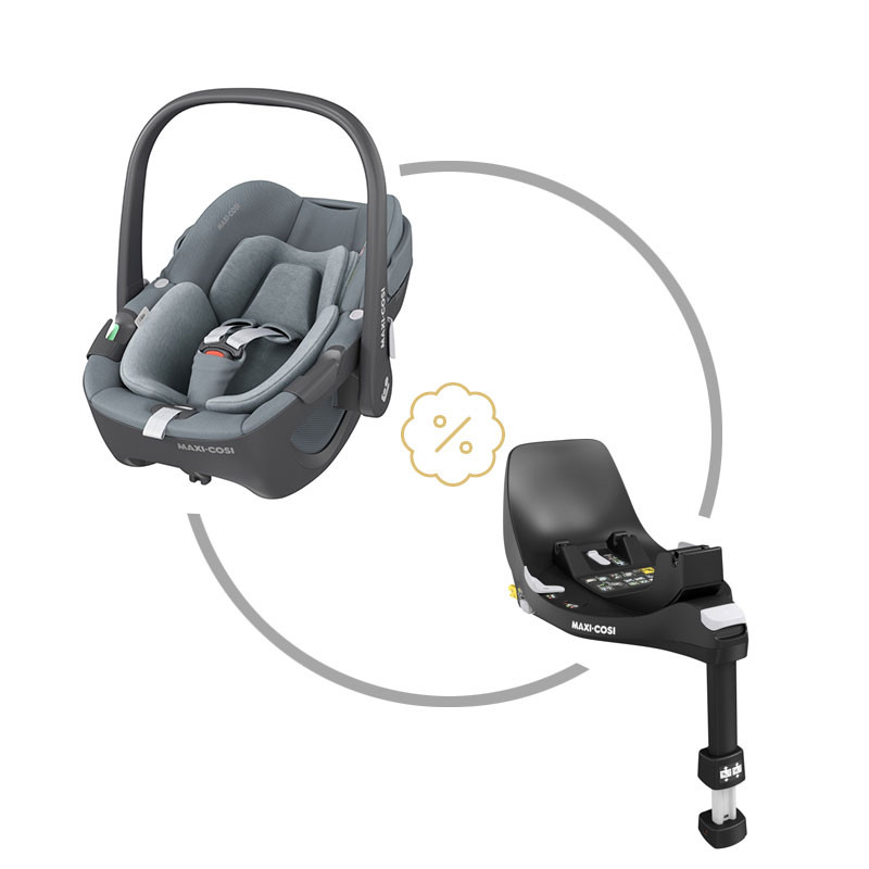 Maxi-Cosi Pebble 360 autosedačka Essential Grey + základna FamilyFix 360