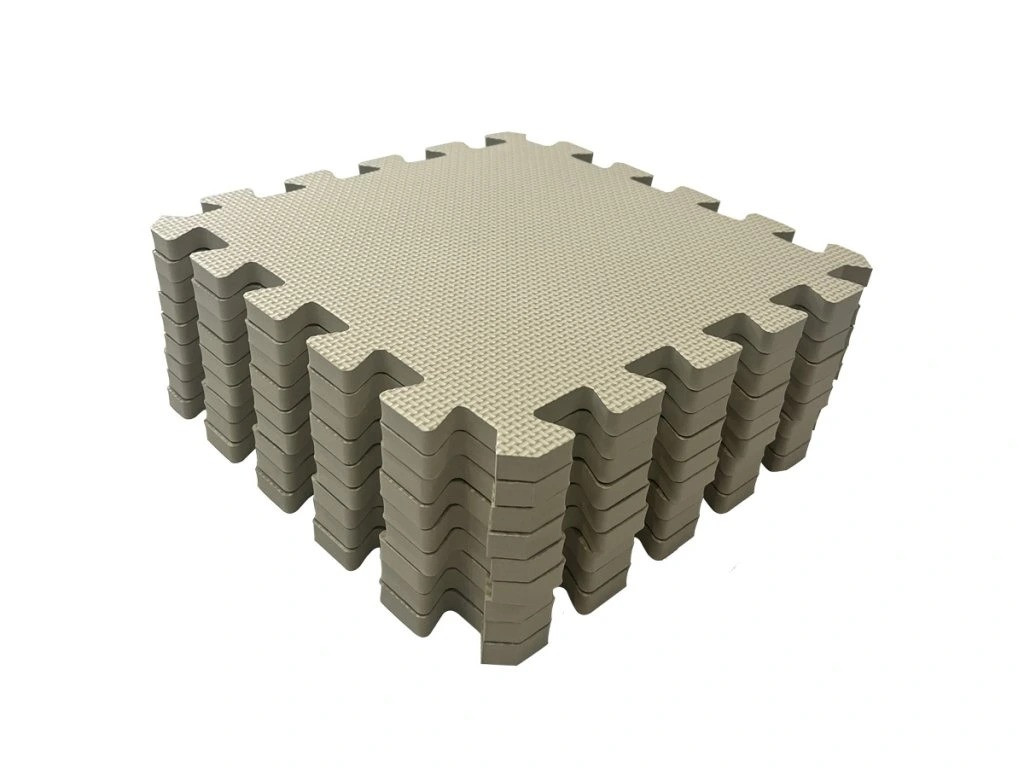 RIALTO BABY RAILTO Hrací podložka puzzle Light Beige 90x90 cm