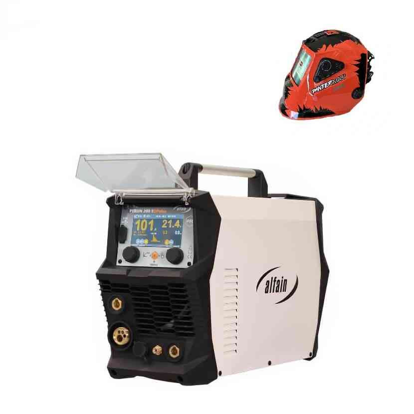 Alfa In Svářečka CO2 AlfaIn Perun 200 SD Pulse - výhodný SET Varianta: SET 2: svářečka s výbavou v popisu stroje + kukla profi 5.0335/