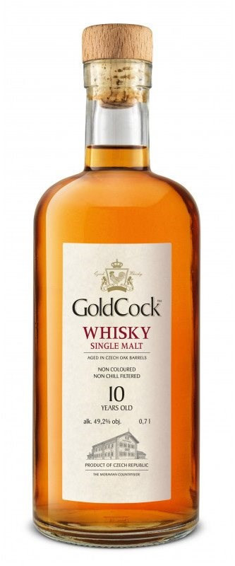 Rudolf Jelínek Gold Cock 10 yo 49,2 % 0,7 l