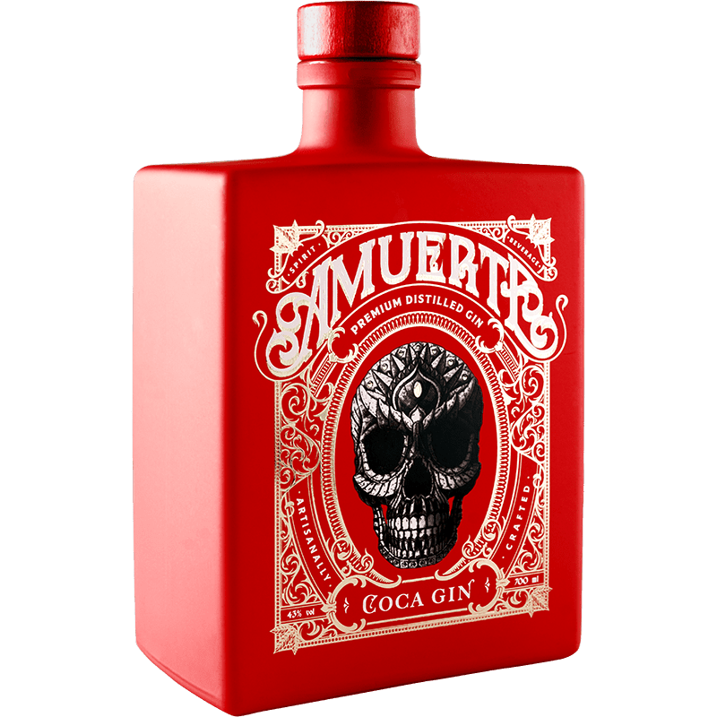 AMUERTE COCA LEAF GIN RED EDITION 43% 0,7 l
