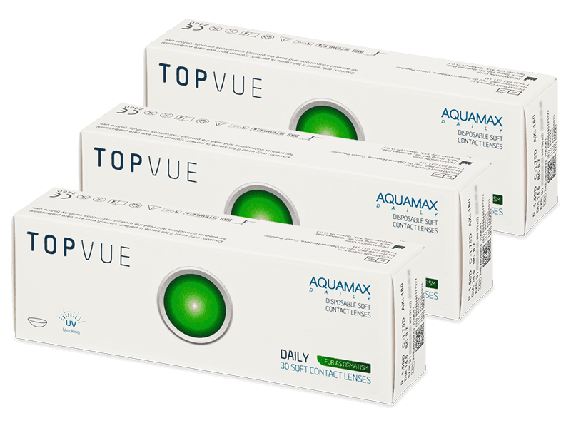 TopVue Daily for Astigmatism (90 čoček)