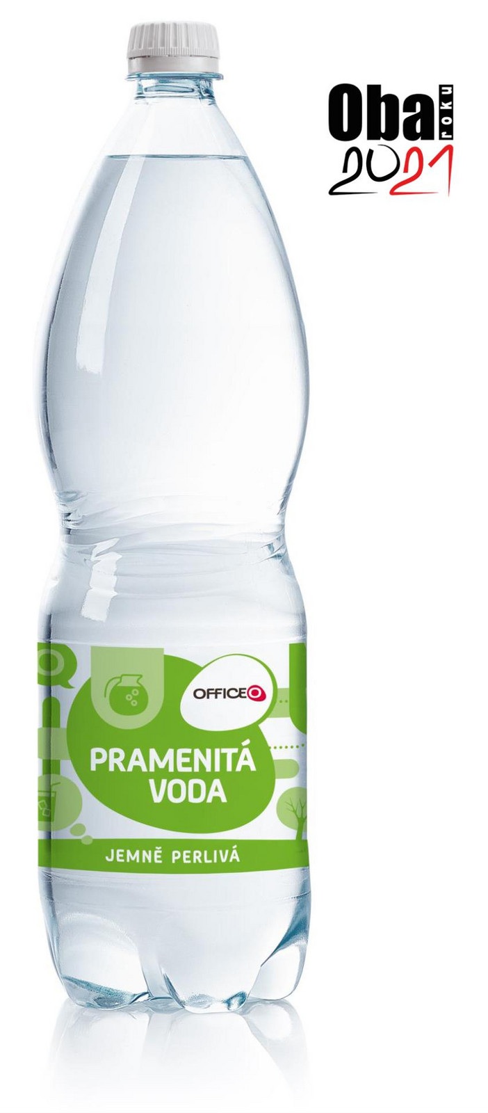 Pramenitá voda OFFICEO - jemně perlivá, 6x 1,5 l