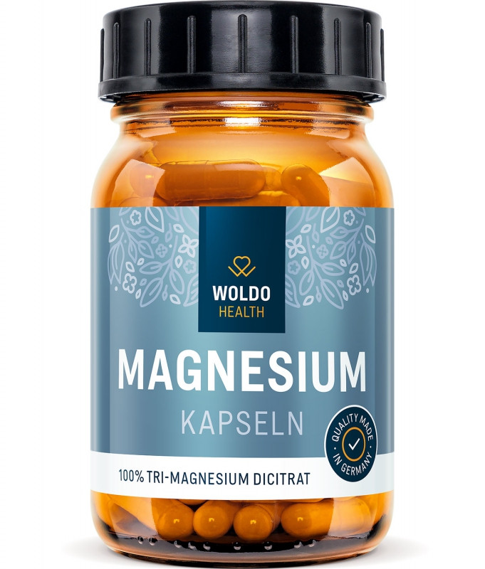 WOLDOHEALTH WoldoHealth® Hořčík Tri-Magnesium dicitrát 120 kapslí