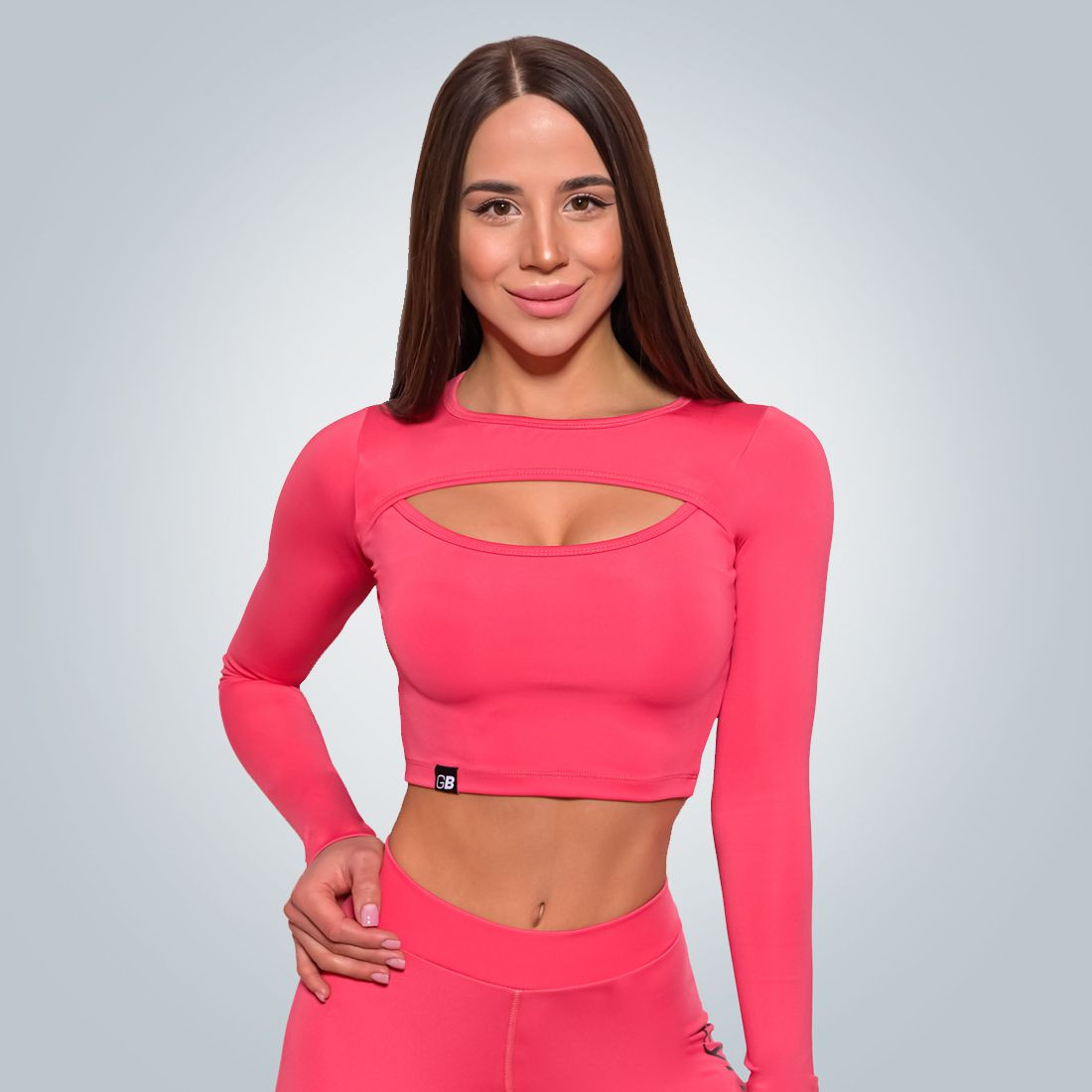 GymBeam Sportovní Top Advanced Cherry Velikost: M