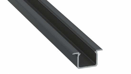 LEDLabs LUMINES LED profil typ U černě eloxovaný 2,02m 10-1042-20
