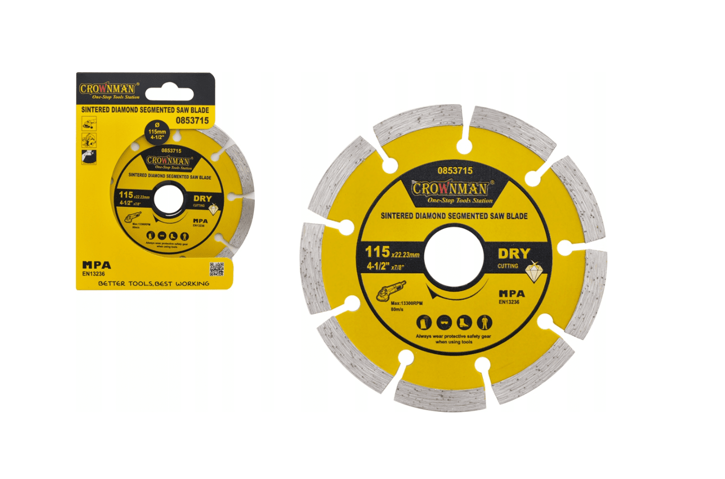 Berge Segmentový diamantový kotouč na beton / kostky / kameninu pro suché řezání