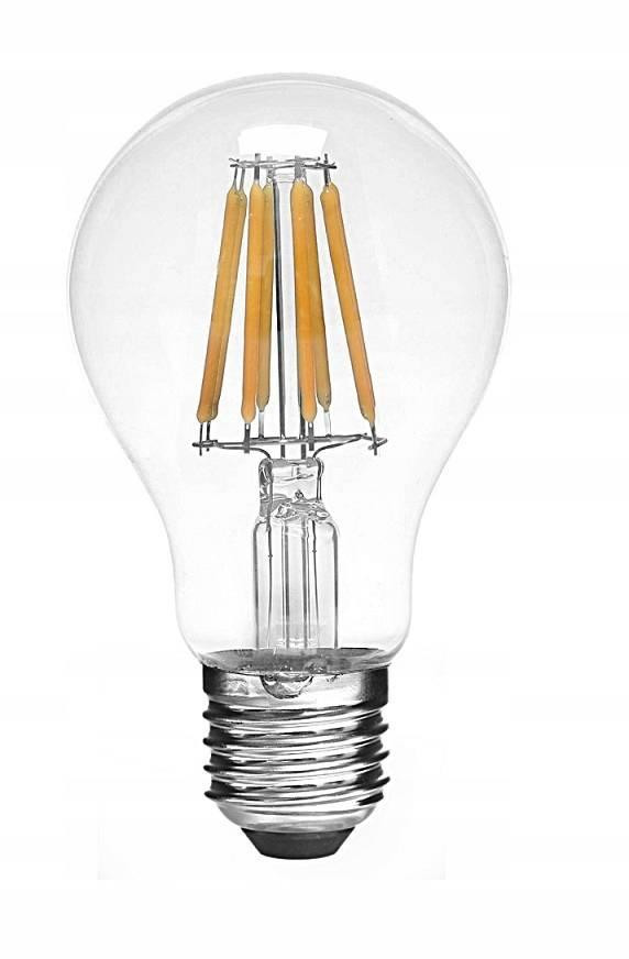 Syntron LED žárovka E27 FILAMENT dekorativní 8W teplá bílá Edison