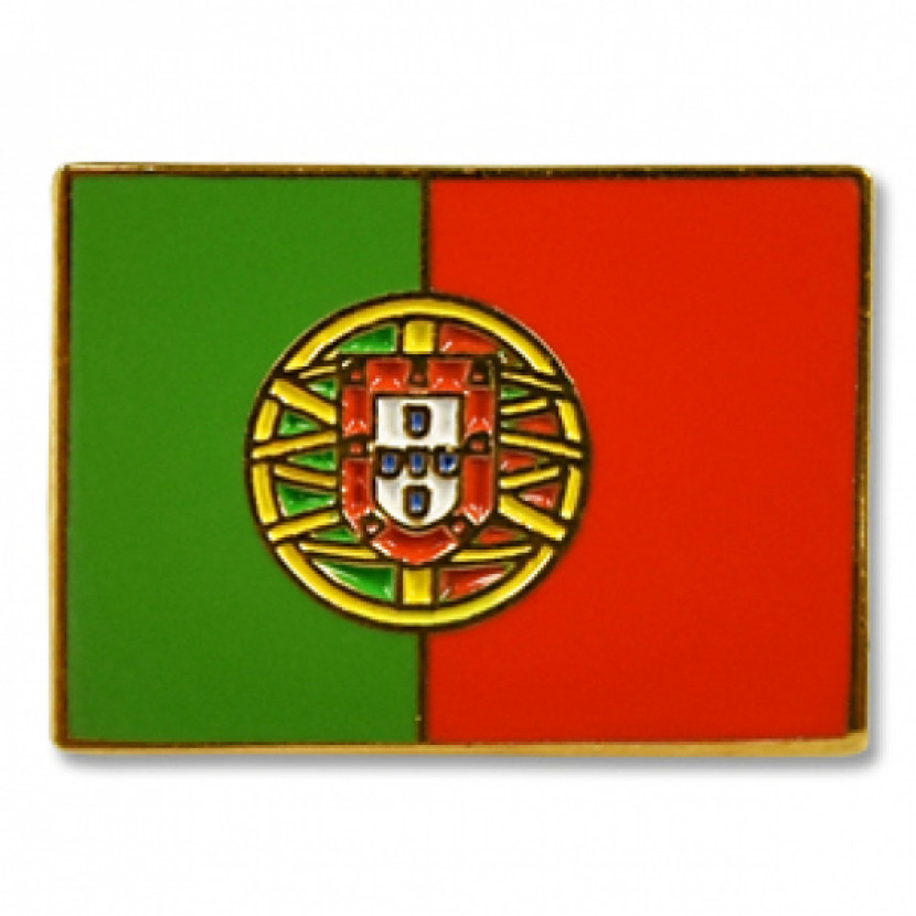 Odznak (pins) 18mm vlajka Portugalsko - barevný