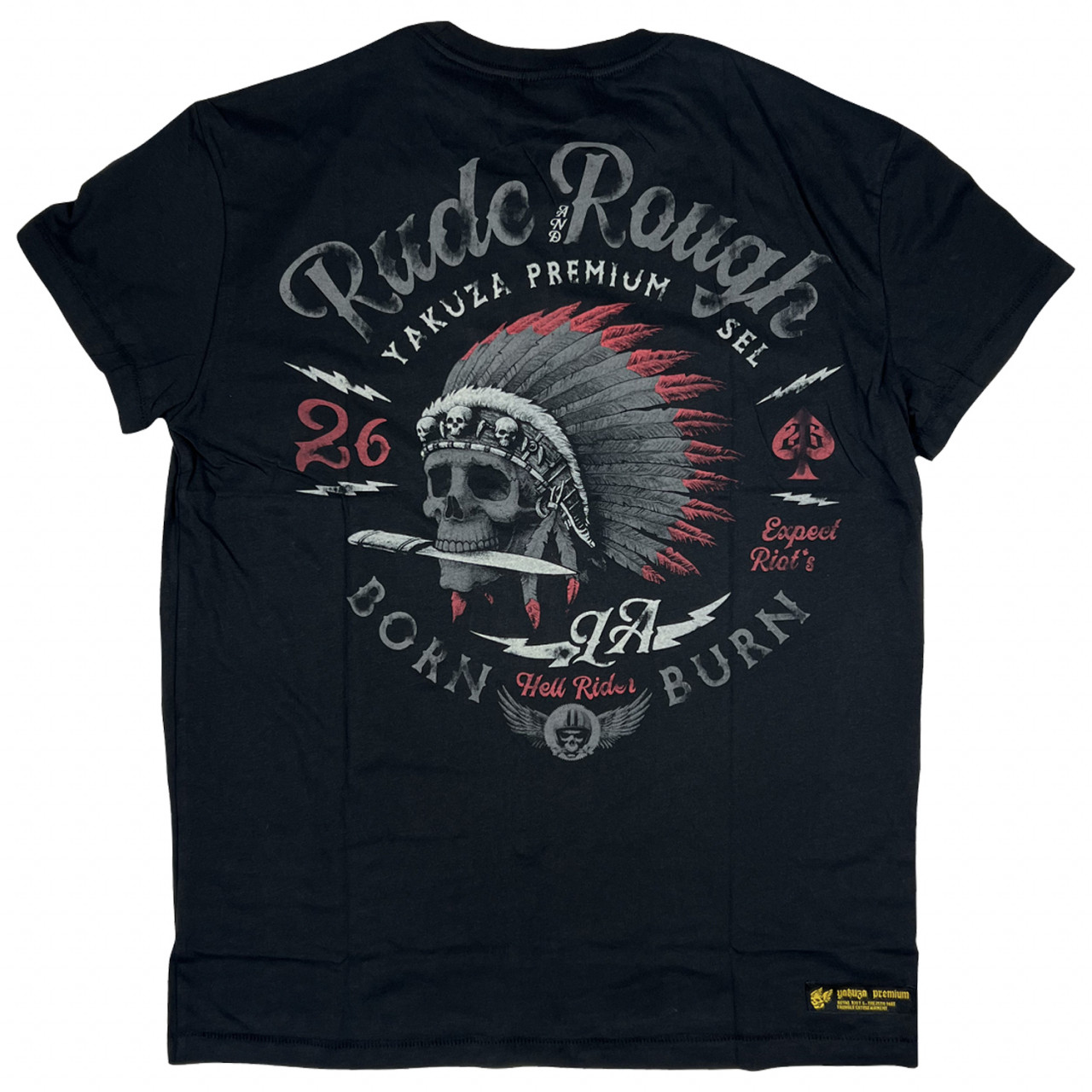 Triko Yakuza Premium Rude Rough 26 - černé, L