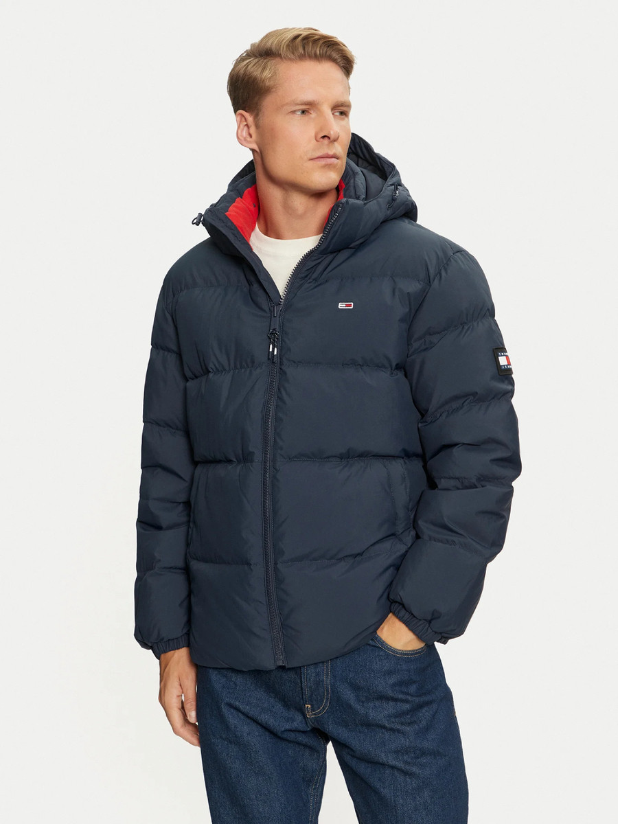 Tommy Jeans pánská tmavě modrá bunda - M (C1G)