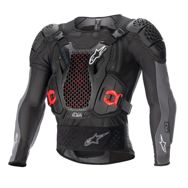 Alpinestars Chránič těla Bionic Plus 2 černo-šedo-červený