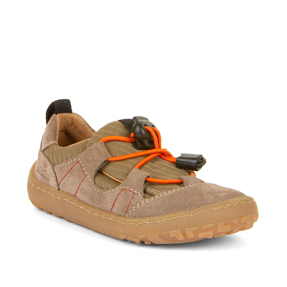 Dětské barefoot tenisky TRACK Olive Froddo G3130243-6 hnědá - 32