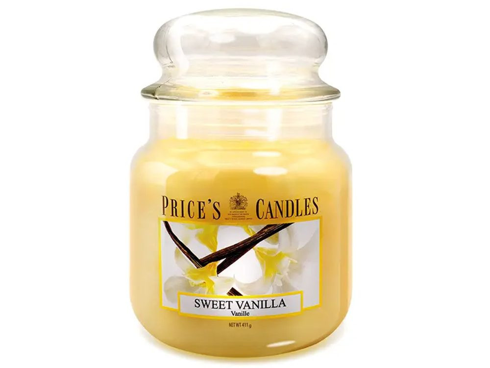 Price’s PRICE'S MIDI svíčka ve skle Sladká vanilka - hoření 90h