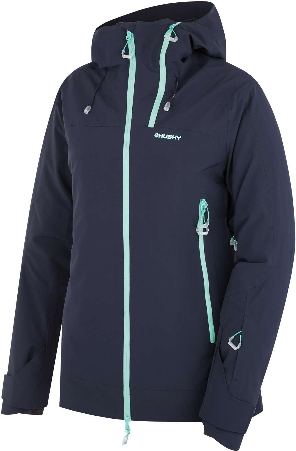 Husky Dámská lyžařská plněná bunda Gambola L black blue Velikost: S