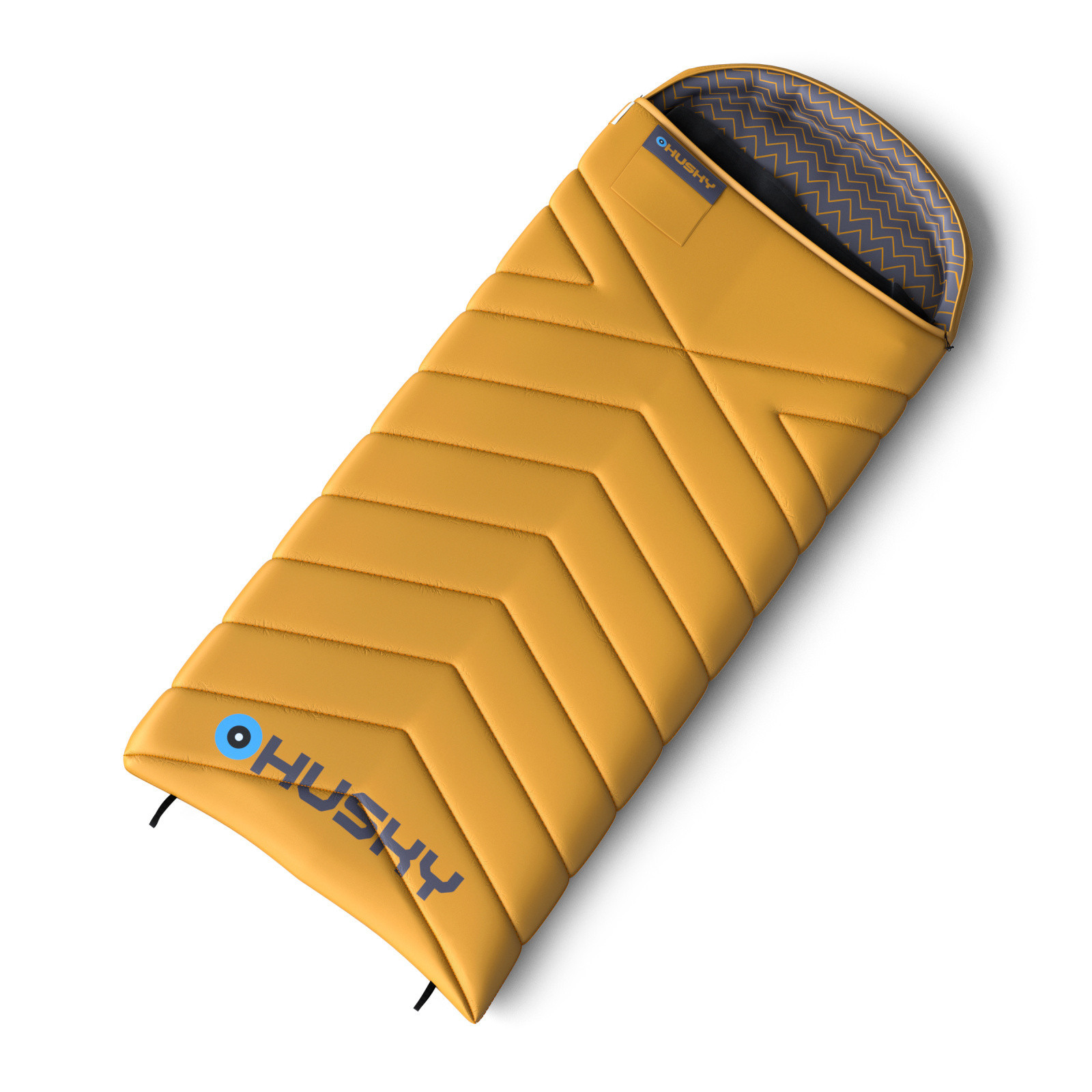 Husky Dekový třísezónní spacák Gizmo mustard Velikost: UNI 8592287057423