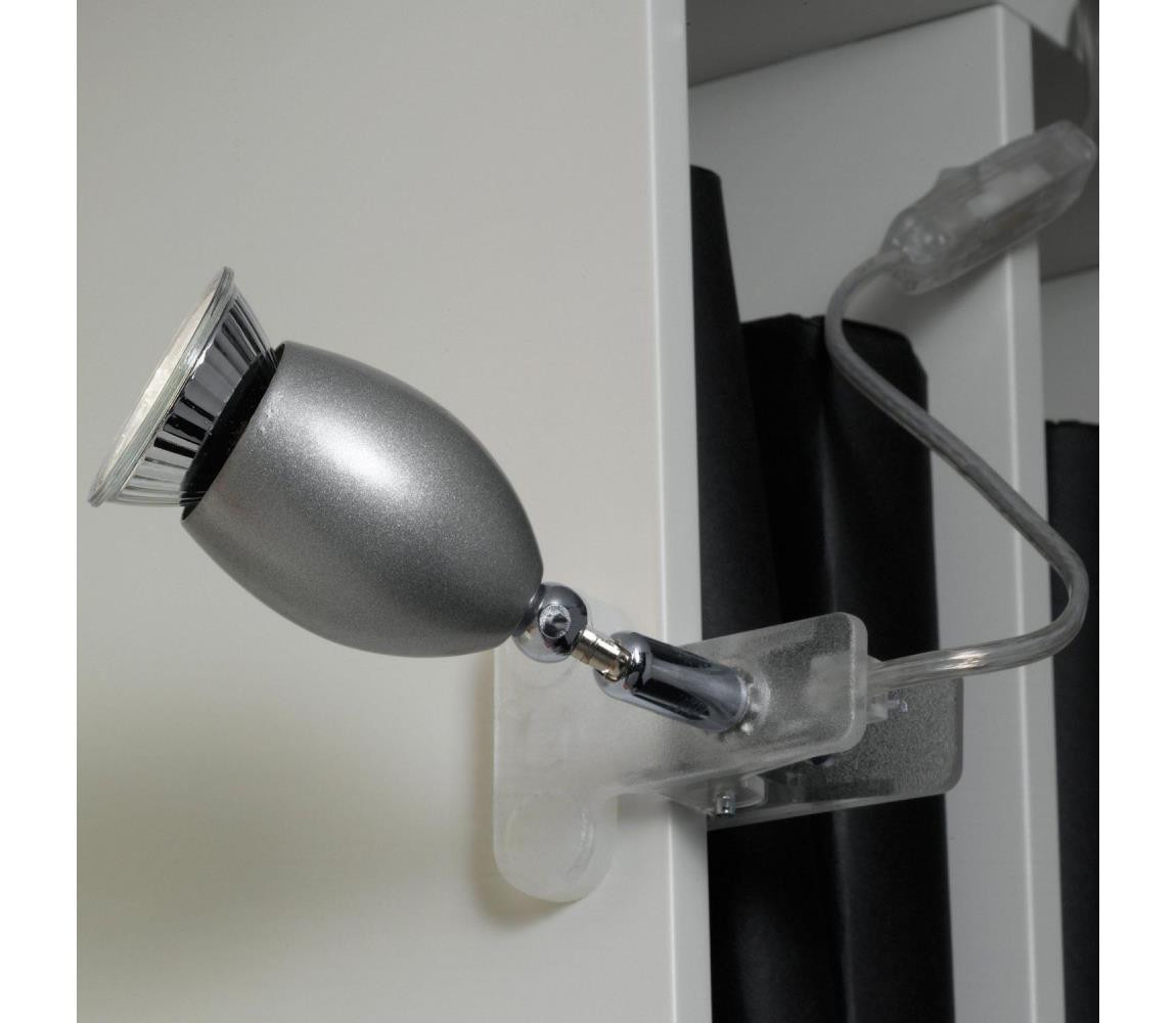 Eglo Eglo 93119 - LED lampa s klipem BANNY 1 1xGU10/3W/230V