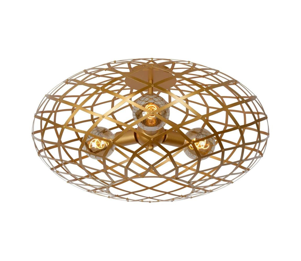 Lucide Lucide 21117/65/02 - Stropní svítidlo WOLFRAM 3xE27/60W/230V zlatá