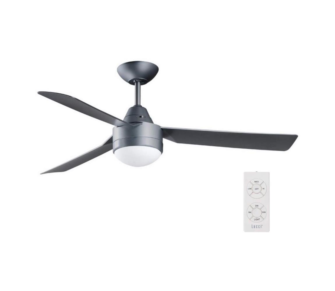 BAYSIDE BAYSIDE 531017 - Stropní látor MEGARA 2xE14/15W/230V antracit + DO