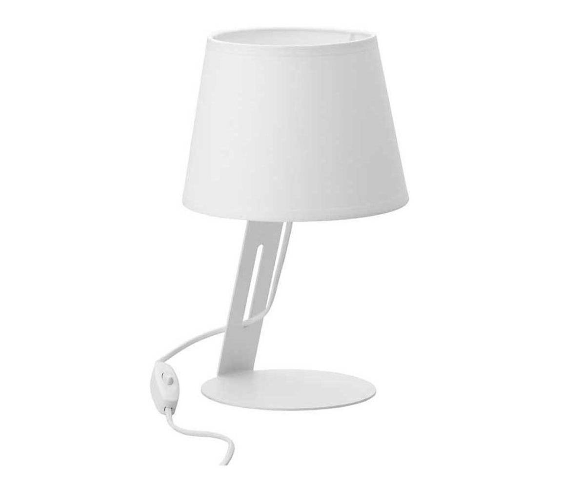 Stolní lampa GRACIA 1xE27/60W/230V bílá